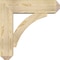 Ekena Millwork Thorton Craftsman Rough Sawn Bracket w/ Offset Brace, Douglas Fir, 8"W x 28"D x 28"H BKT0806X28X28THR04RDF - alternate 2